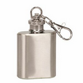 1 Oz. Stainless Steel Flask Keychain